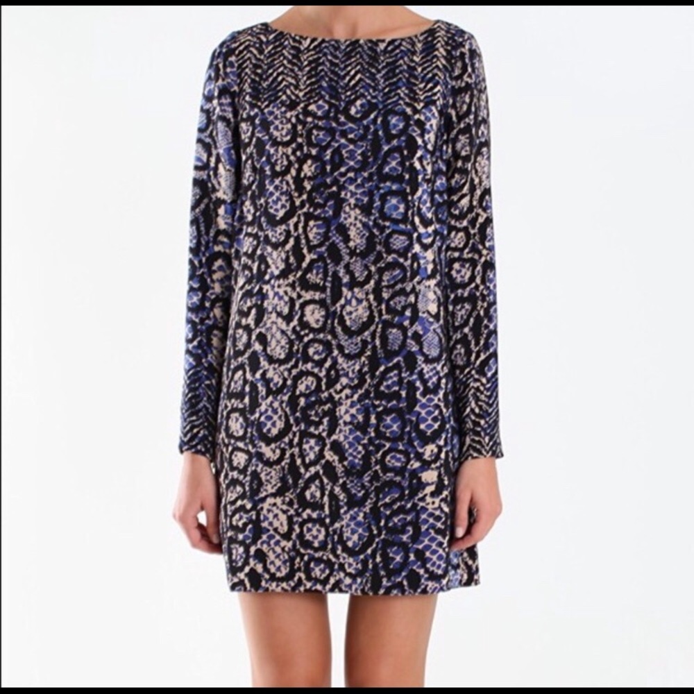 Tibi Python Shift Dress Size 4 - image 1